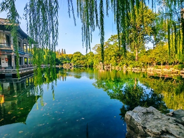 江南园林水景风光摄影