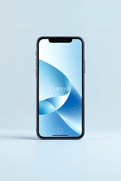 黑色智能手机展示