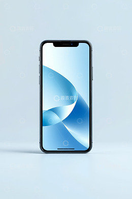 黑色智能手机展示