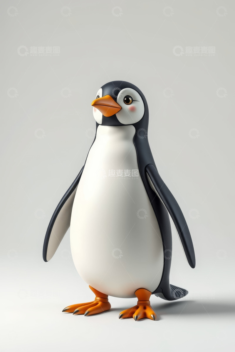 高清大图下载【趣麦麦图】可爱卡通企鹅形象