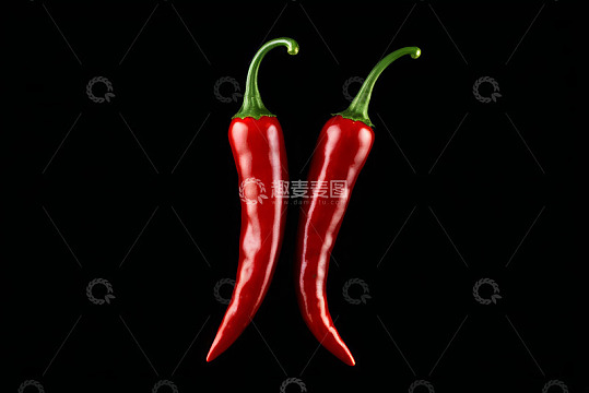 红辣椒微距特写