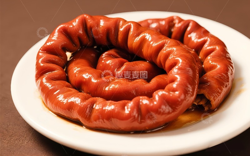 高清大图下载【趣麦麦图】一盘诱人的卤大肠