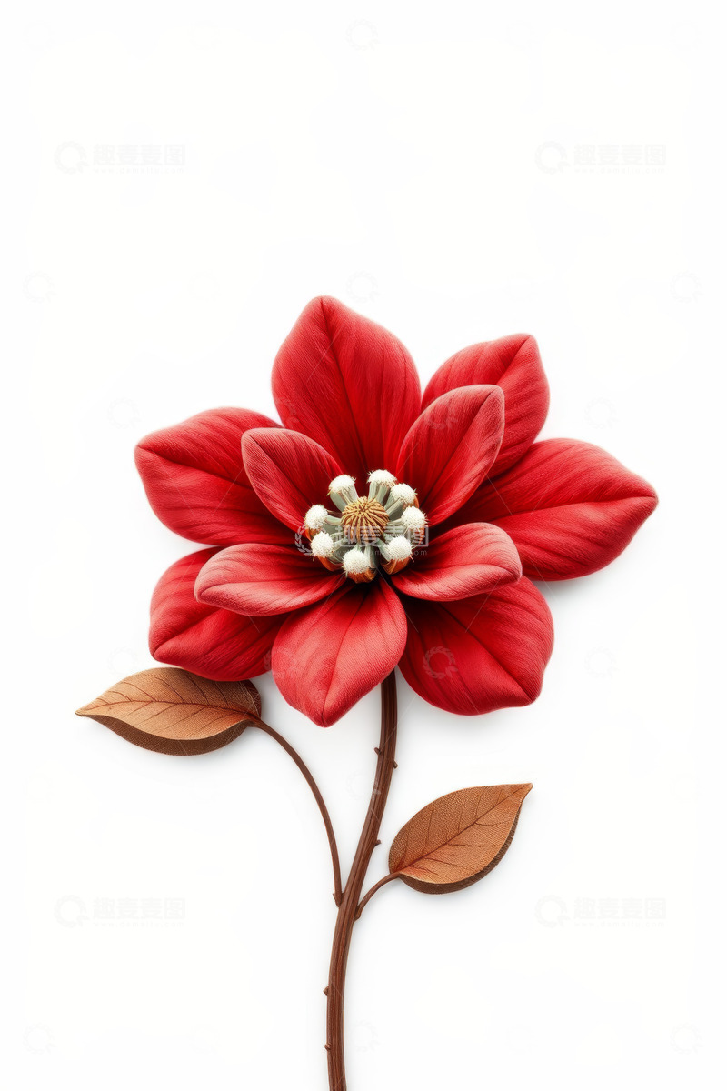 高清大图下载【趣麦麦图】红色花朵特写