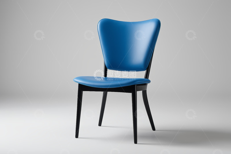 高清大图下载【趣麦麦图】蓝色现代设计风格椅子