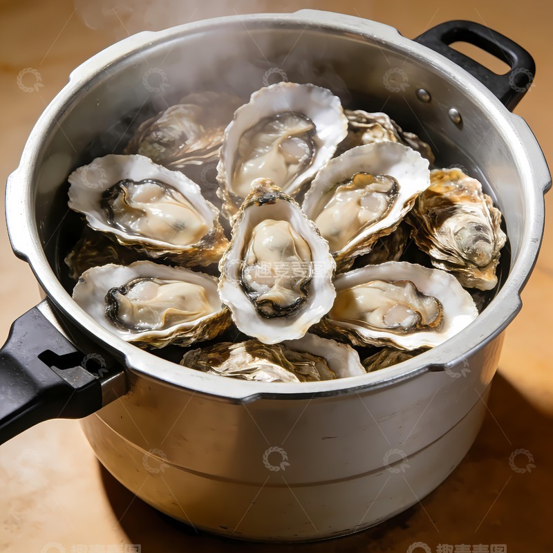 高清大图下载【趣麦麦图】高压锅生蚝 图片