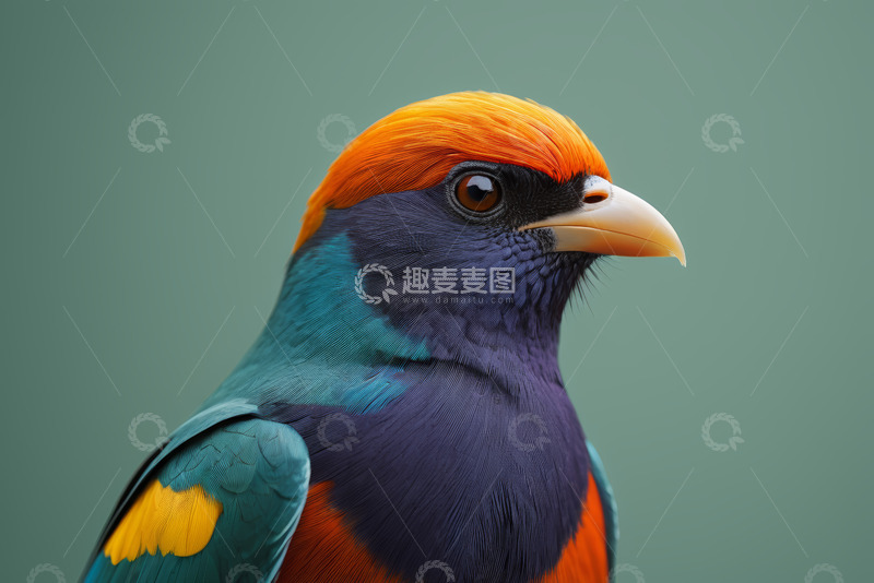 高清大图下载【趣麦麦图】彩色鸟类特写