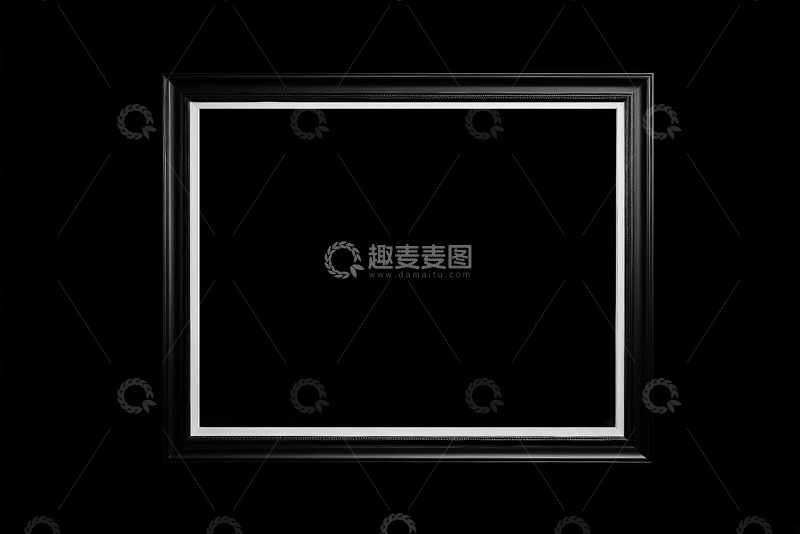 高清大图下载【趣麦麦图】黑色画框素材