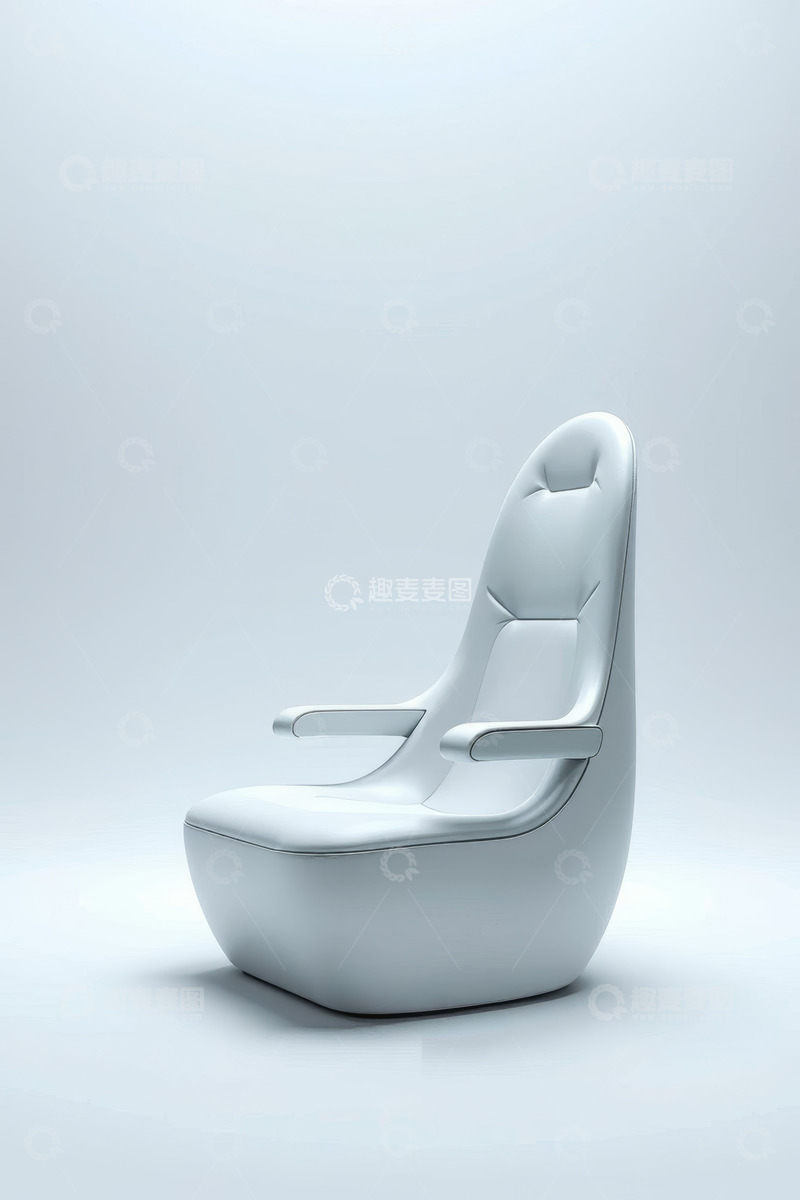 高清大图下载【趣麦麦图】现代设计风格白色椅子