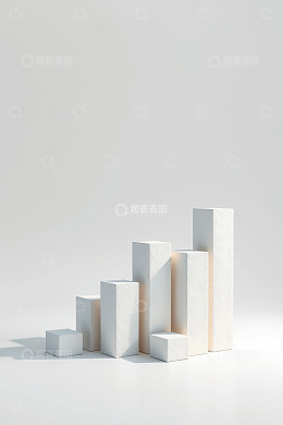 立体柱状图表素材