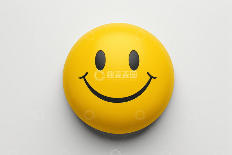 高清大图下载【趣麦麦图】黄色笑脸表情图标