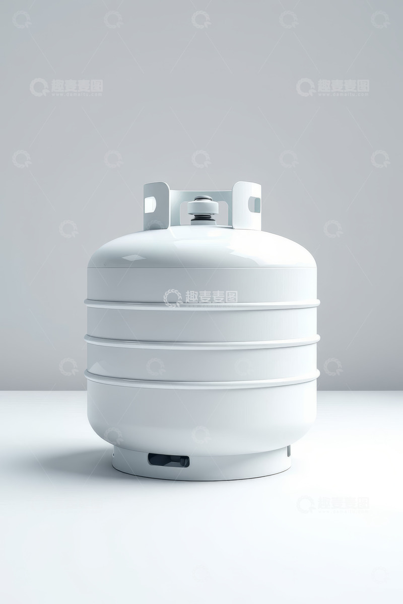 高清大图下载【趣麦麦图】白色燃气罐特写