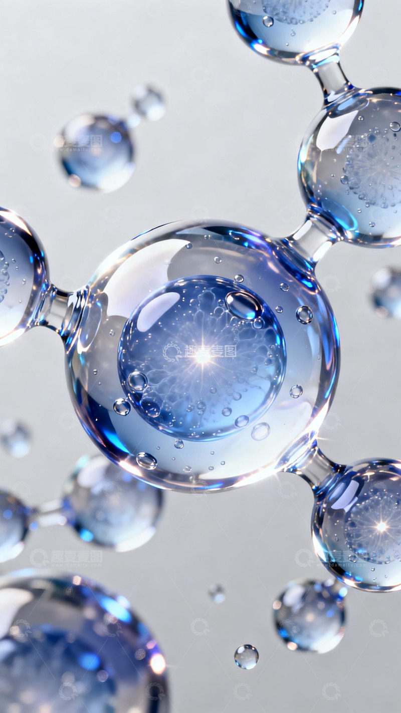 高清大图下载【趣麦麦图】水晶球水滴艺术效果