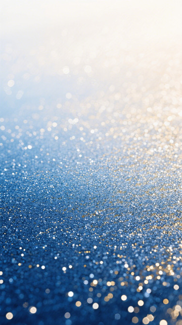 蓝色闪金光梦幻背景