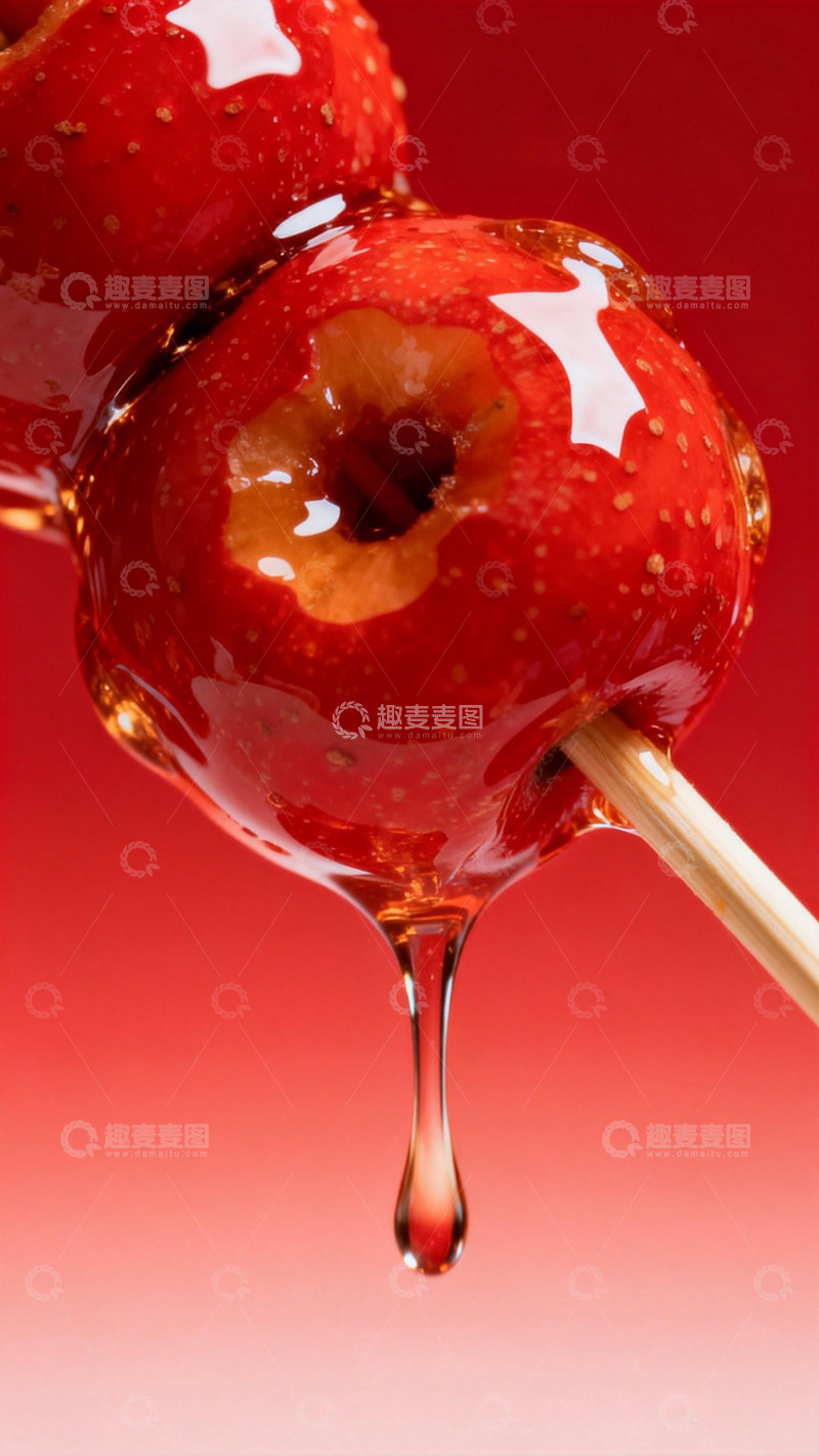 高清大图下载【趣麦麦图】糖葫芦特写美食摄影