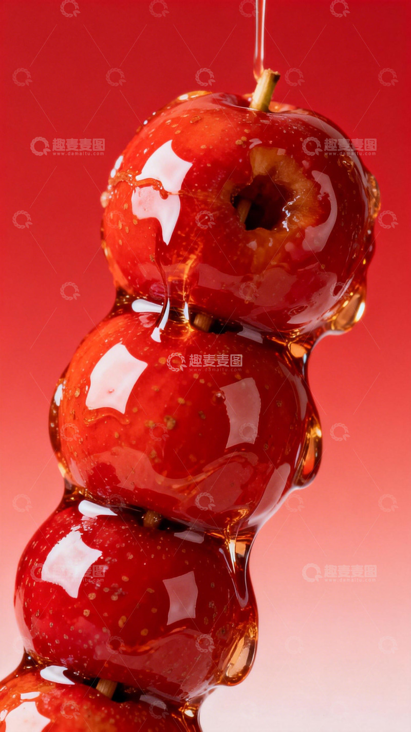 高清大图下载【趣麦麦图】糖衣山楂堆叠艺术摄影