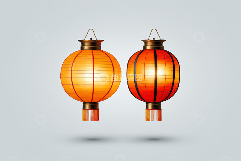 高清大图下载【趣麦麦图】中式传统灯笼装饰素材