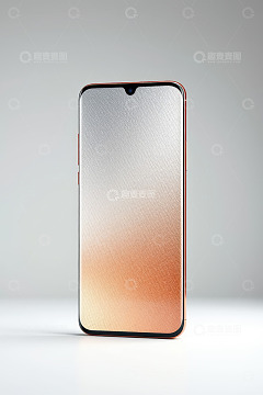 渐变色智能手机展示