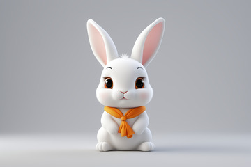可爱动画兔子素材