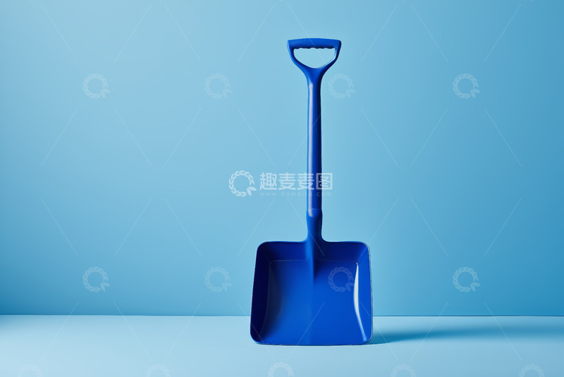 高清大图下载【趣麦麦图】蓝色金属铲子静物展示