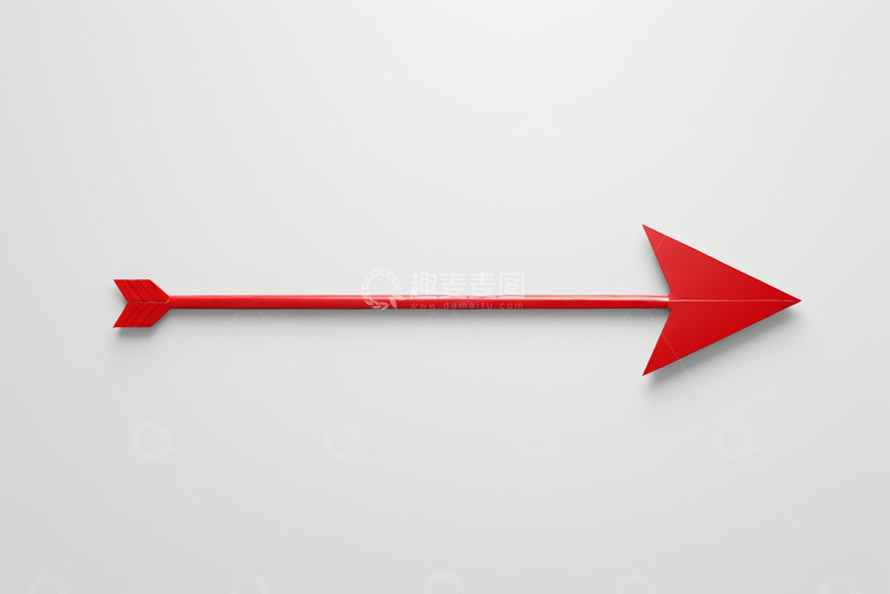 高清大图下载【趣麦麦图】红色箭头符号设计素材
