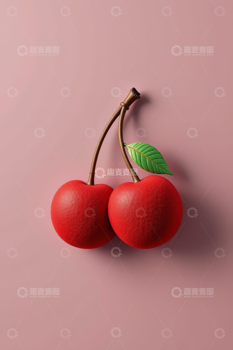 高清大图下载【趣麦麦图】红色樱桃特写素材
