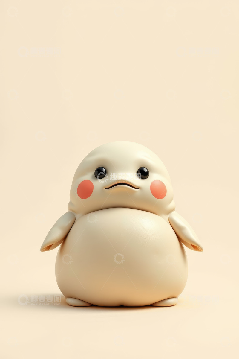 高清大图下载【趣麦麦图】可爱卡通企鹅形象3D模型