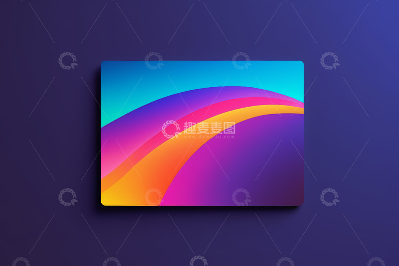 高清大图下载【趣麦麦图】彩色渐变背景抽象图案