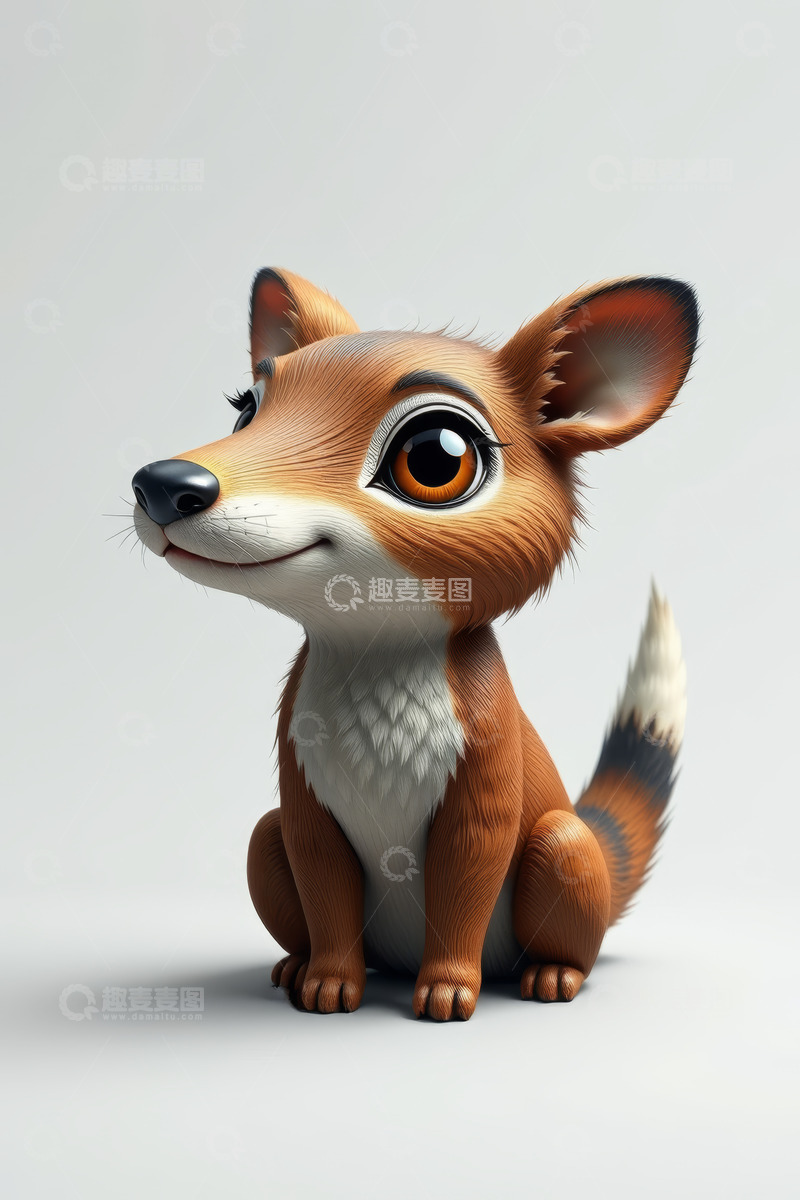 高清大图下载【趣麦麦图】可爱卡通狐狸形象