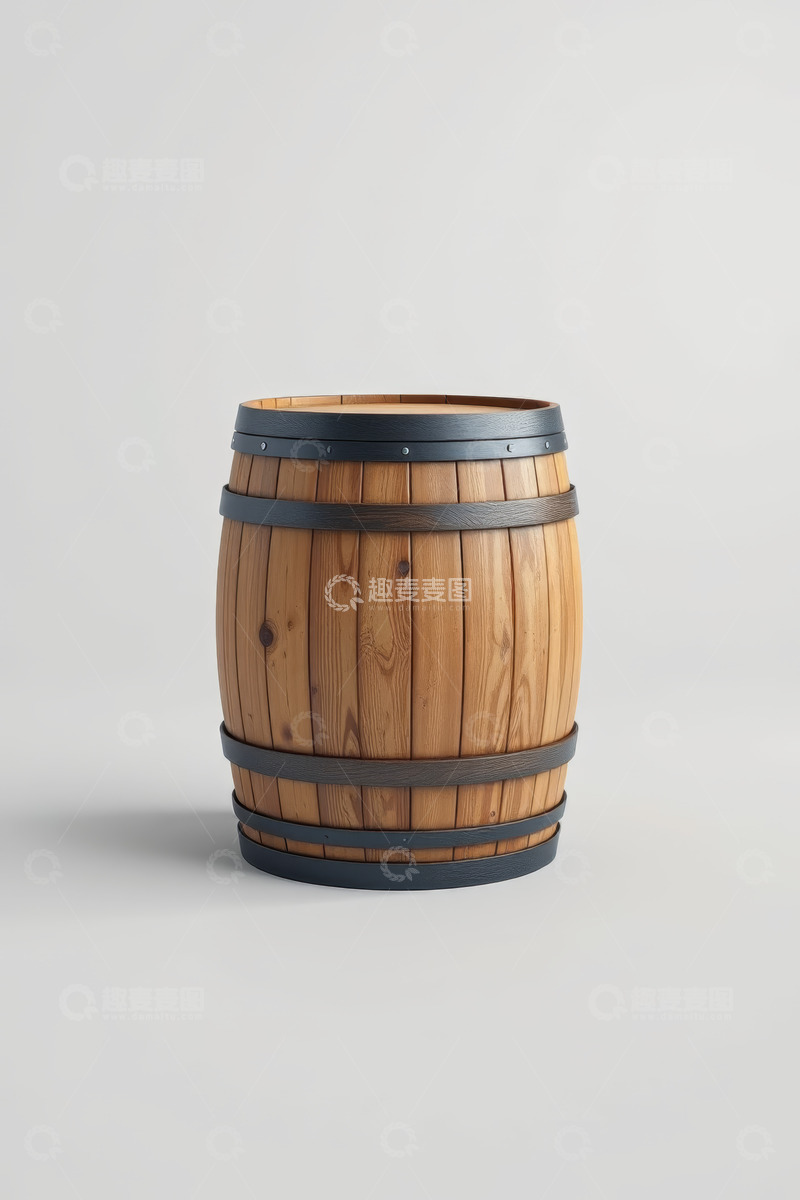 高清大图下载【趣麦麦图】木质酒桶特写