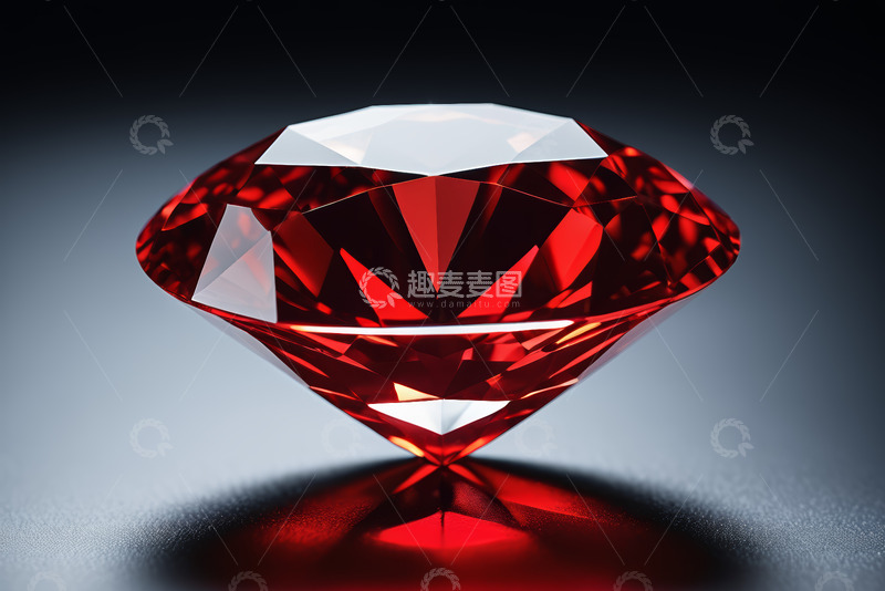 高清大图下载【趣麦麦图】红色钻石特写