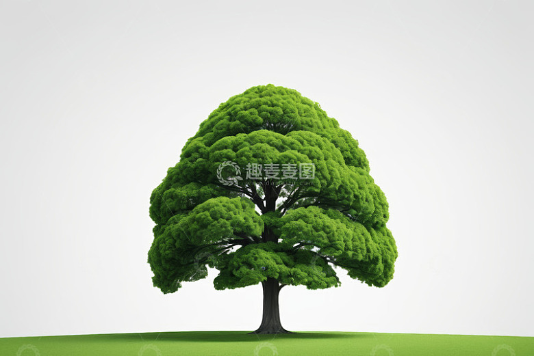 绿色大树自然景观素材