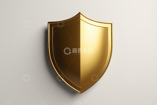 金色盾牌图标