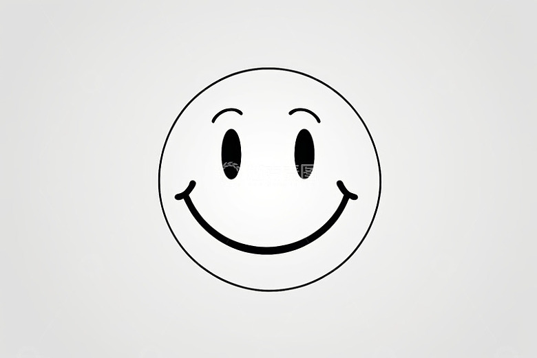 简约笑脸表情图案