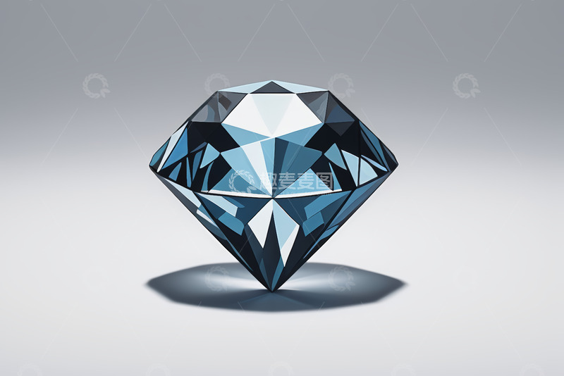 高清大图下载【趣麦麦图】蓝色钻石特写素材