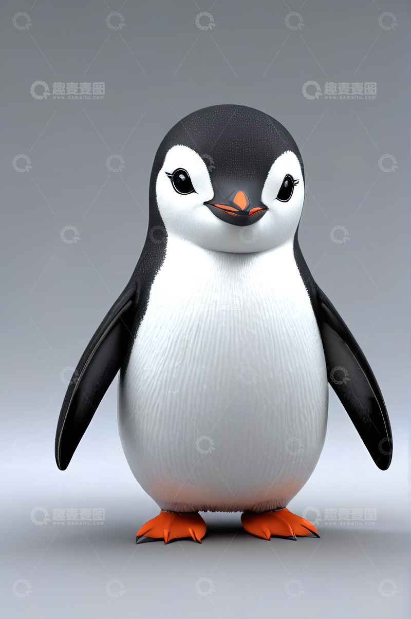 高清大图下载【趣麦麦图】可爱卡通企鹅形象