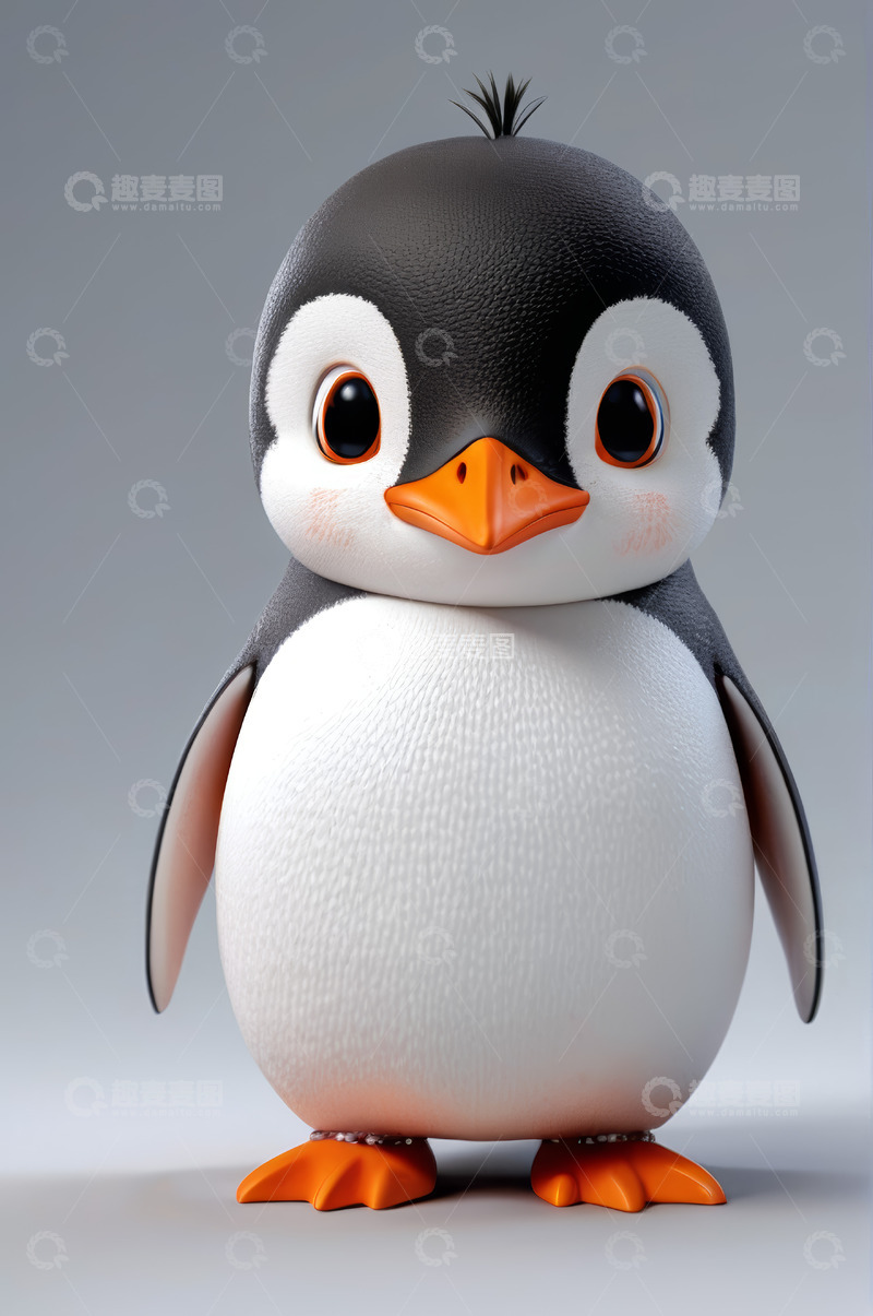 高清大图下载【趣麦麦图】可爱卡通企鹅形象