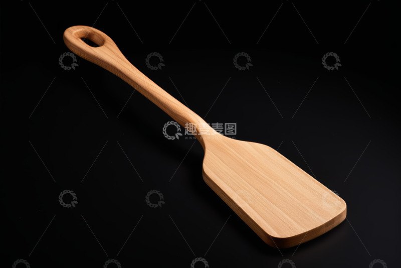 高清大图下载【趣麦麦图】木质锅铲特写