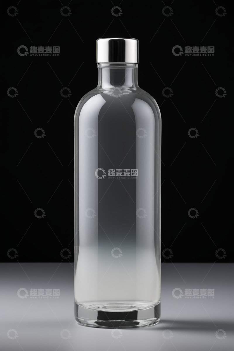 高清大图下载【趣麦麦图】透明玻璃瓶静物特写