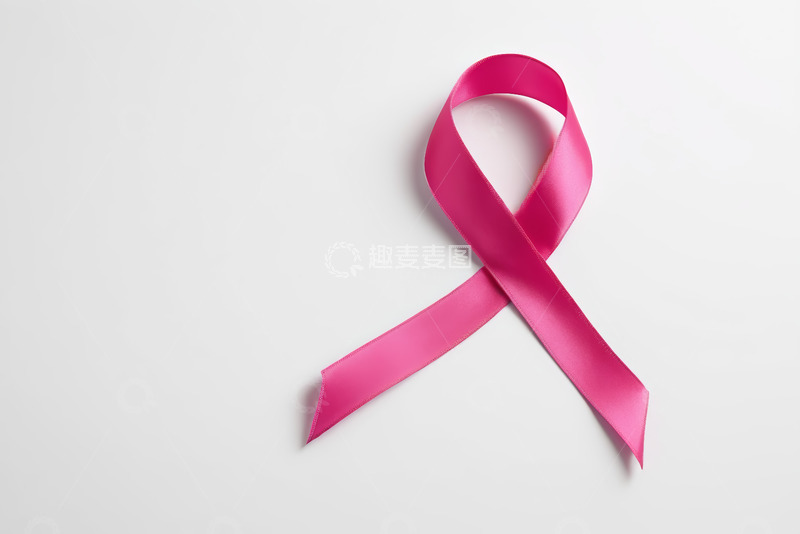 高清大图下载【趣麦麦图】粉红色丝带特写