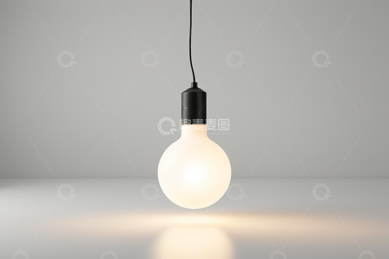 高清大图下载【趣麦麦图】悬挂式发光灯泡