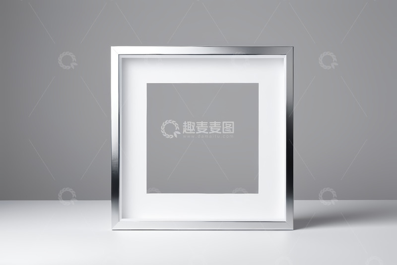 高清大图下载【趣麦麦图】白色现代风格方形相框