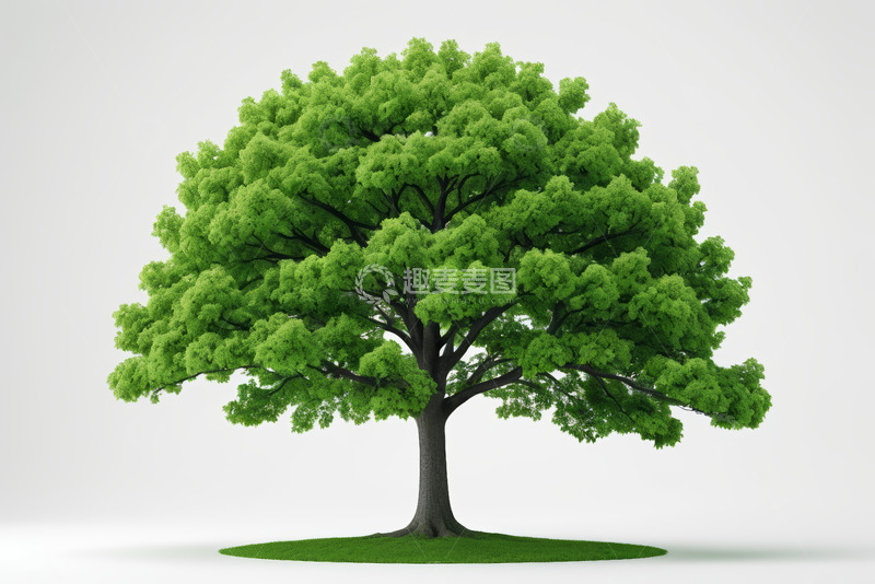 高清大图下载【趣麦麦图】绿色树木自然背景素材