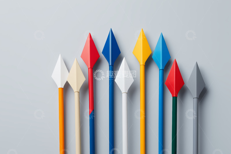 高清大图下载【趣麦麦图】多色箭头素材