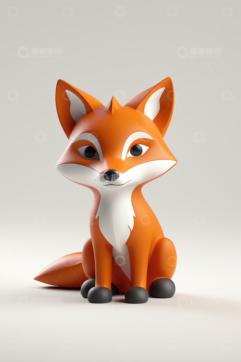 高清大图下载【趣麦麦图】可爱卡通狐狸形象素材