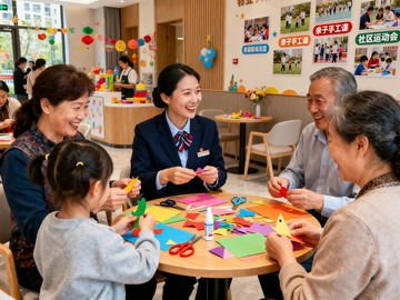 温馨社区手工活动
