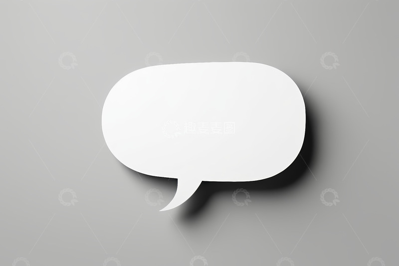 高清大图下载【趣麦麦图】白色对话气泡素材