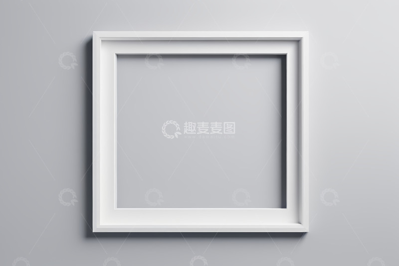 高清大图下载【趣麦麦图】白色框架装饰背景