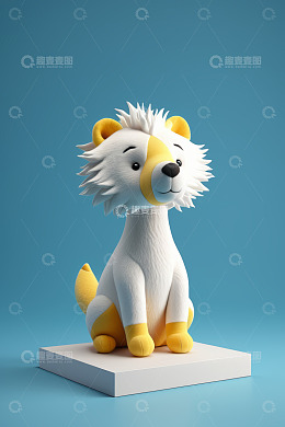 可爱动物卡通形象3D模型