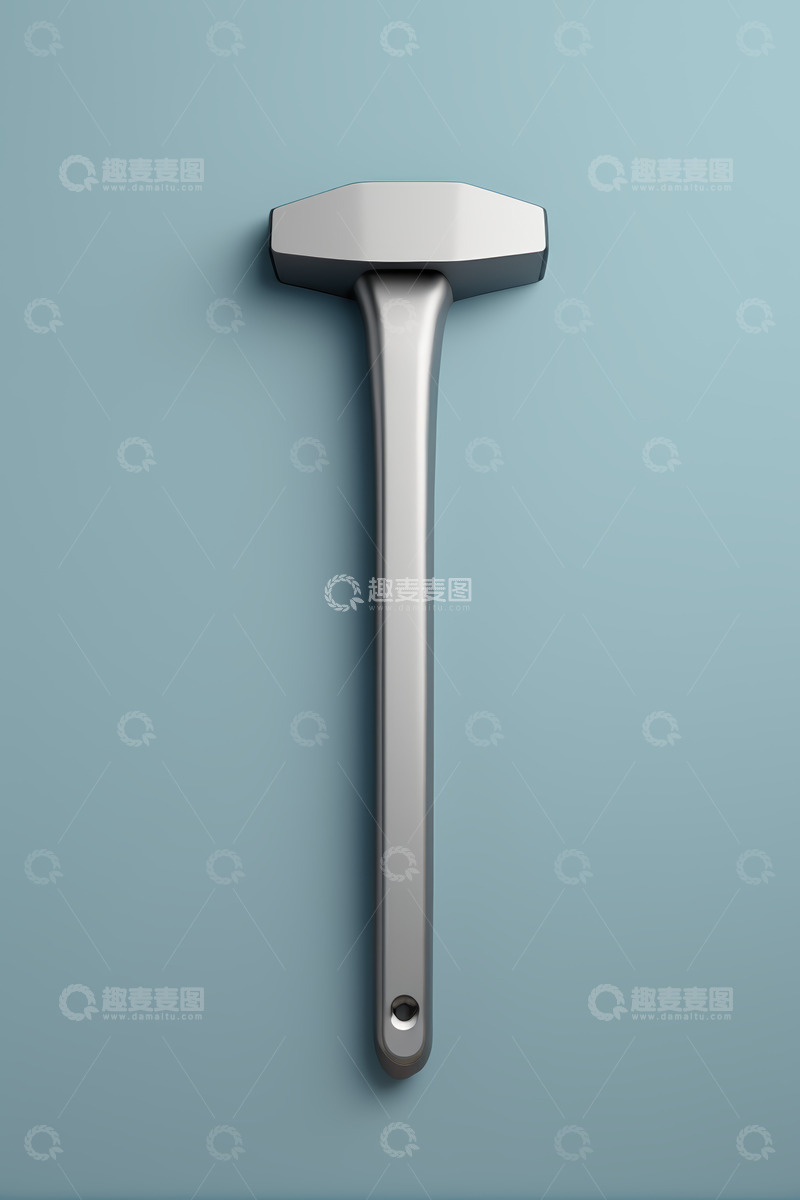 高清大图下载【趣麦麦图】金属锤子简约背景展示
