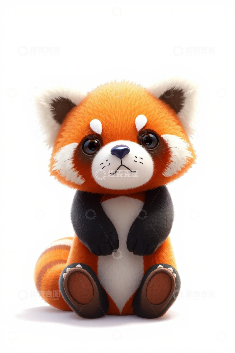 高清大图下载【趣麦麦图】可爱小熊猫卡通形象
